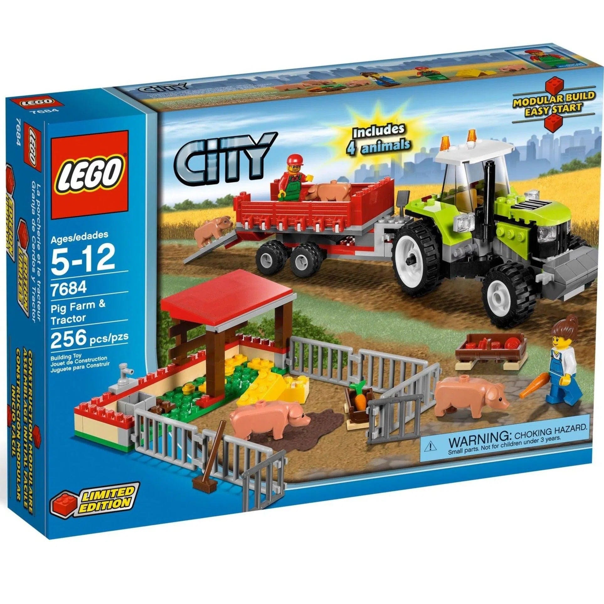 Highly adaptable LEGO creationsLEGO [City] - Pig Farm & Tractor (7684)