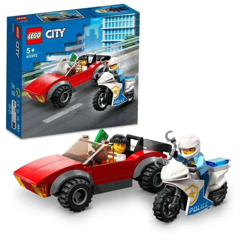 Offering endless possibilities LEGOLEGO City Police Bike Car Chase 60392 Building Toy Set (59 Pcs) Offering endless possibilities LEGOLEGO City Police Bike Car Chase 60392 Building Toy Set (59 Pcs)