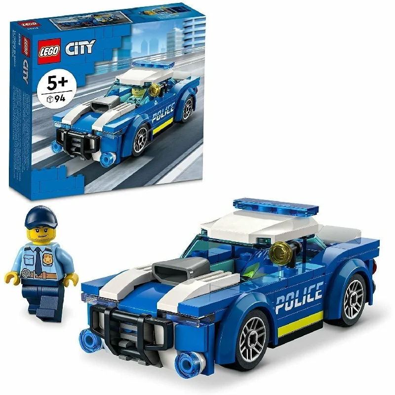 Collectible and valuable LEGO itemsLEGO City Police Car 60312 Building Kit Includes a Police Officer Minifigure with a Toy Flashlight and a Police Cap (94 Pieces) Collectible and valuable LEGO itemsLEGO City Police Car 60312 Building Kit Includes a Police Officer Minifigure with a Toy Flashlight and a Police Cap (94 Pieces)