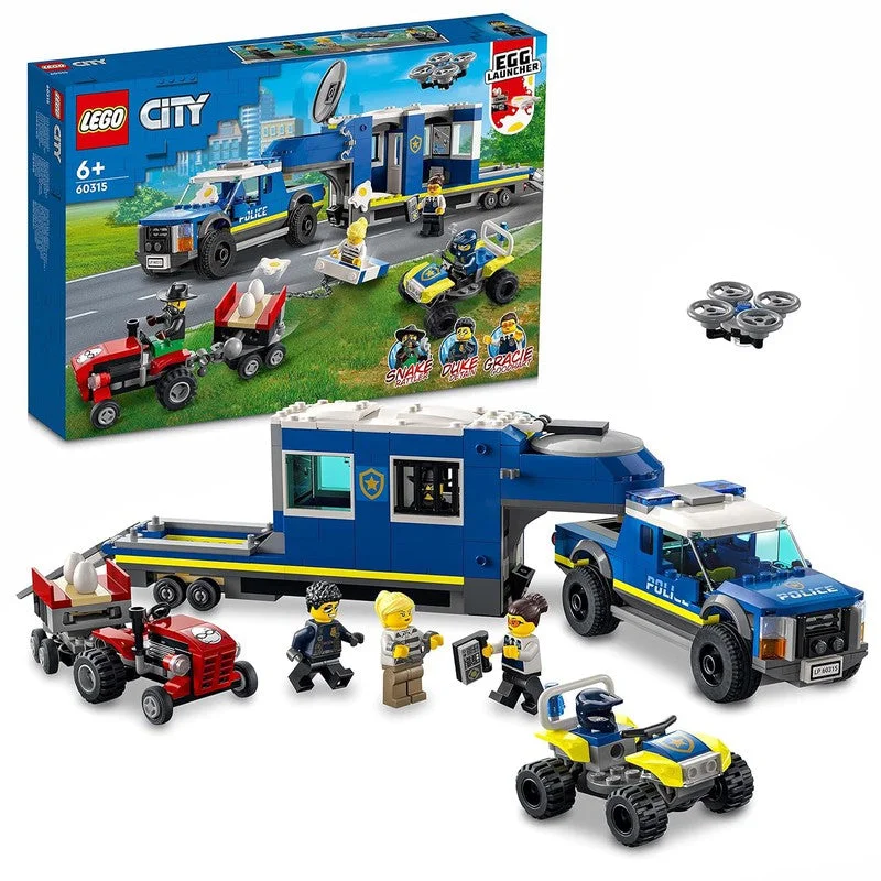 Thematically rich LEGO setsLego City Police Mobile Command Truck Building Blocks Set (436 Pcs) Thematically rich LEGO setsLego City Police Mobile Command Truck Building Blocks Set (436 Pcs)