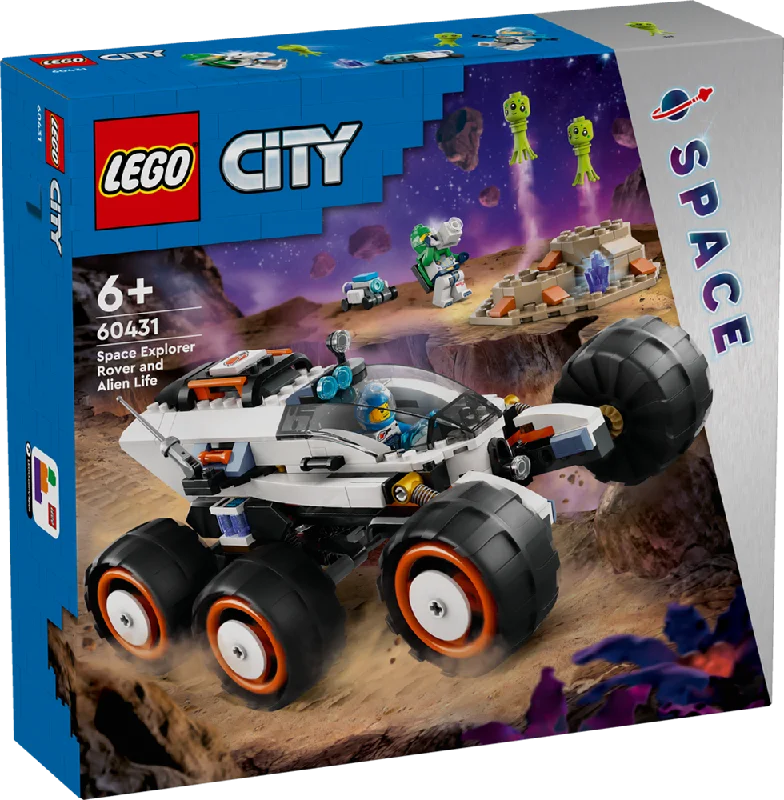 Gender-neutral LEGO toysLEGO CITY Space Explorer Rover and Alien Life 60431