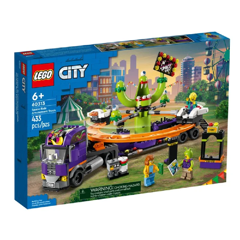 Fostering patience and perseverance LEGOLEGO City Space Ride Amusement Truck Construction Set - 433 pieces (60313)