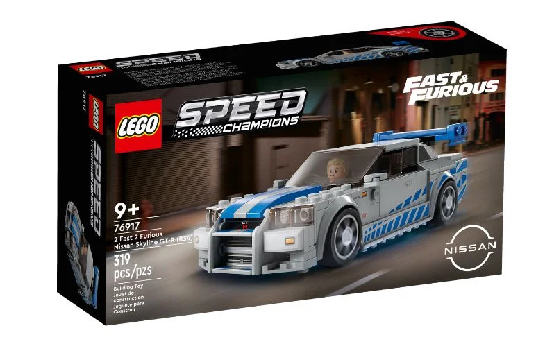 Family-friendly LEGO experiencesLEGO SPEED CHAMPIONS 76917 2 FAST 2 FURIOUS NISSAN SKYLINE GT-R (R34)