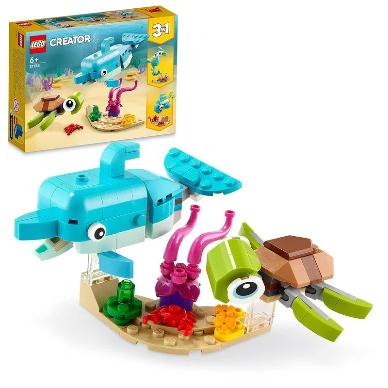 Highly adaptable LEGO creationsLego Creator 3 In 1 Dolphin and Turtle Building Blocks Set (137 Pcs) Highly adaptable LEGO creationsLego Creator 3 In 1 Dolphin and Turtle Building Blocks Set (137 Pcs)
