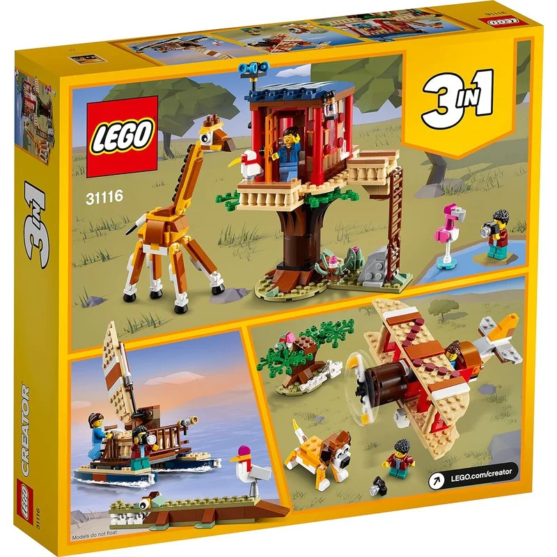 Universally loved LEGO toysLego Creator 3 in 1 Safari Wildlife Tree House Building Blocks Set (397 Pcs) Universally loved LEGO toysLego Creator 3 in 1 Safari Wildlife Tree House Building Blocks Set (397 Pcs)