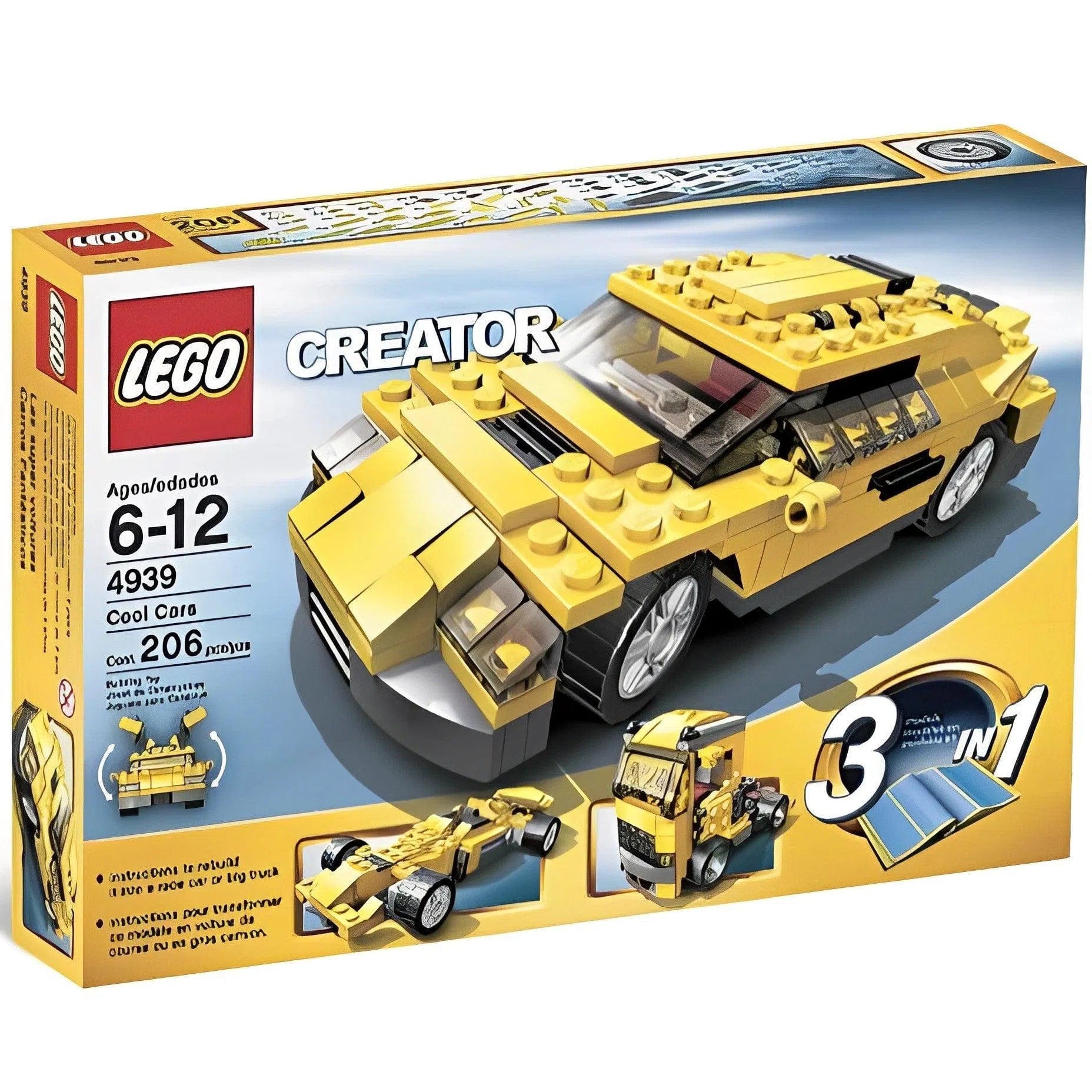 Offering hours of entertainment LEGOLEGO [Creator] - Cool Cars (4939)