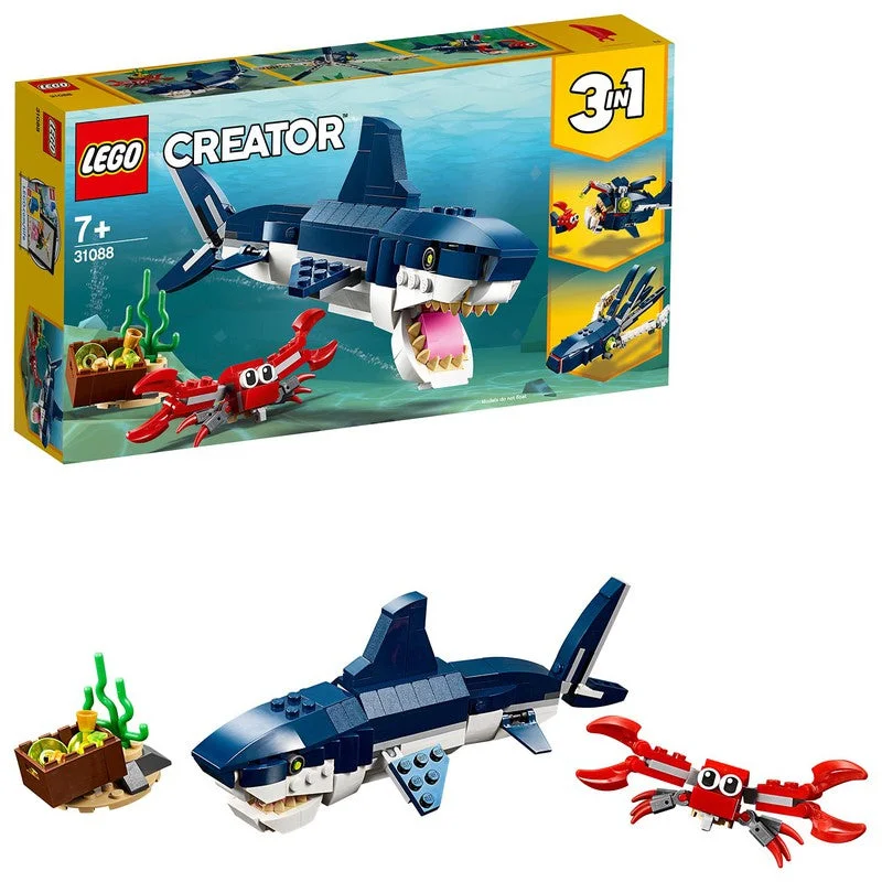 Reflecting diverse hobbies LEGO setsLego Creator Deep Sea Creatures Building Blocks Set (230 Pieces)