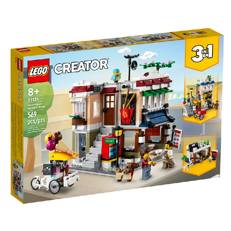 Encouraging imaginative storytelling LEGOLego Creator Downtown Noodle Shop Construction Set (3 in 1) (31131)