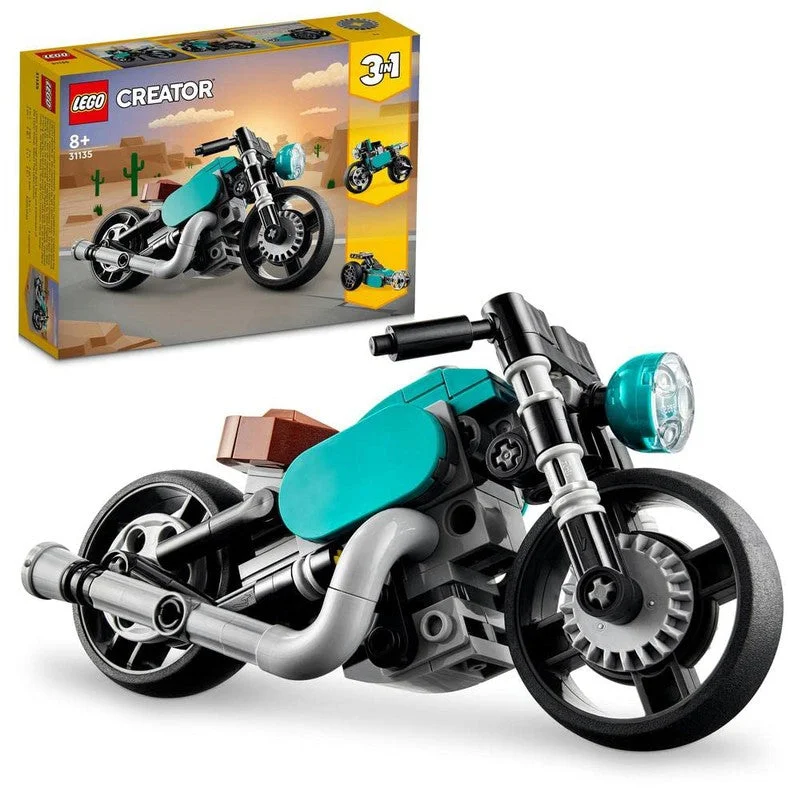 Reflecting diverse hobbies LEGO setsLego Creator Vintage Motorcycle Building Blocks Set (128 Pieces) Reflecting diverse hobbies LEGO setsLego Creator Vintage Motorcycle Building Blocks Set (128 Pieces)