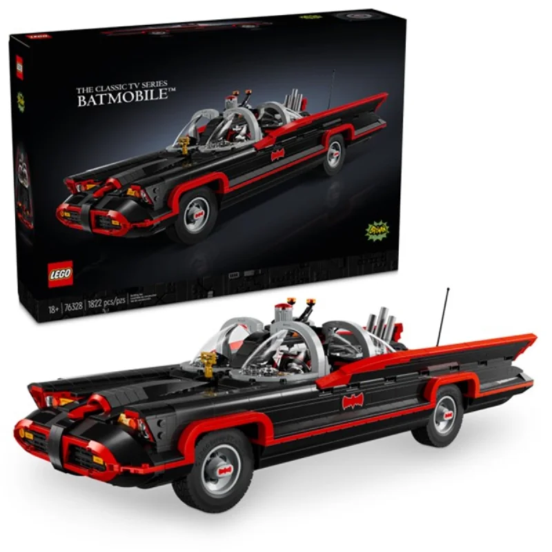 Promoting social skills LEGO playLEGO 76328 DC Batman: The Classic TV Series Batmobile, DC Collectible Car, Building Set Inspired by The 1966 Television Show’s Classic Batmobile, Creative DC Gift for Adults and Super Hero Fans