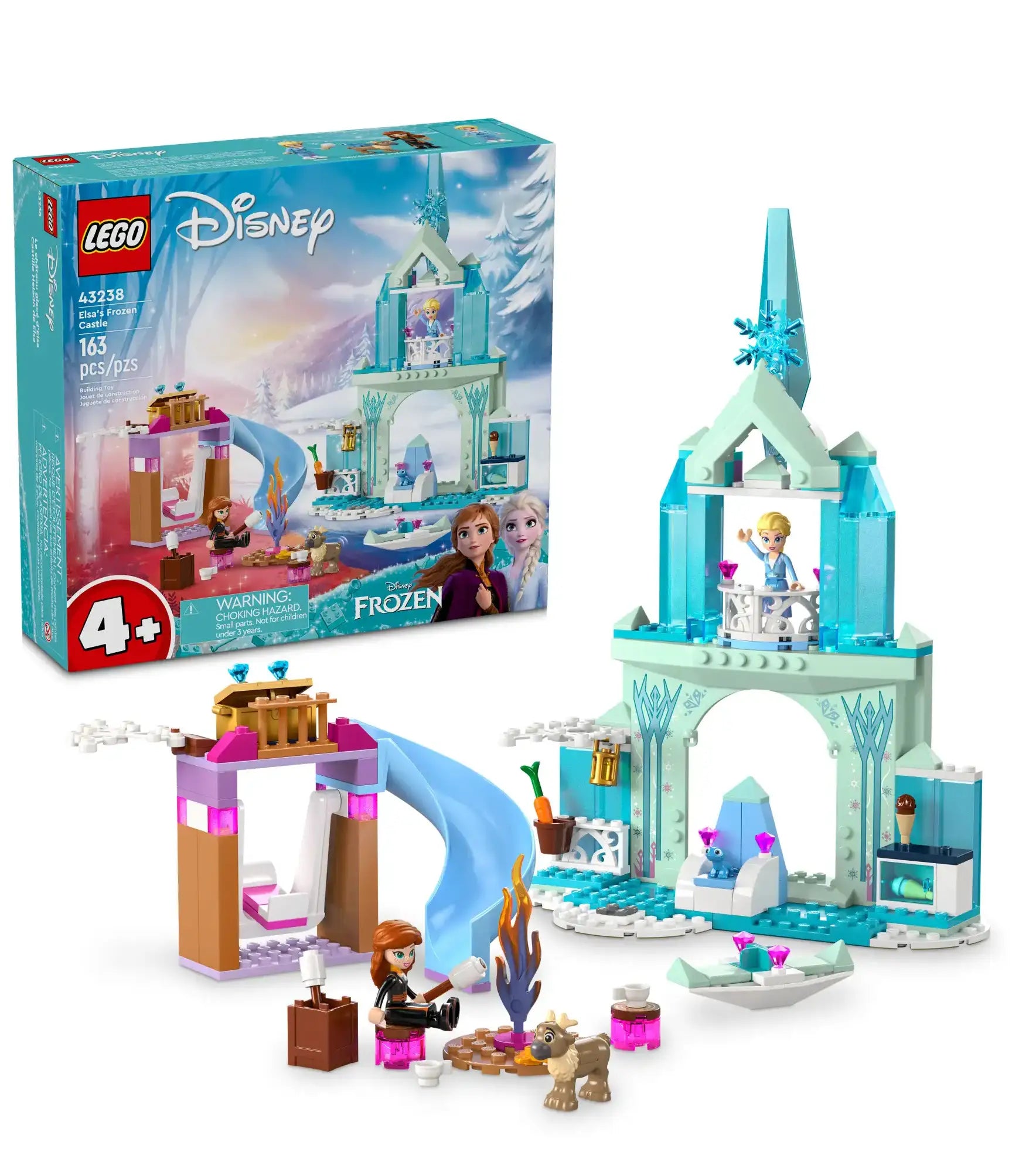 Reflecting popular cultures LEGO themesLEGO DISNEY 43238 Elsa's Frozen Castle