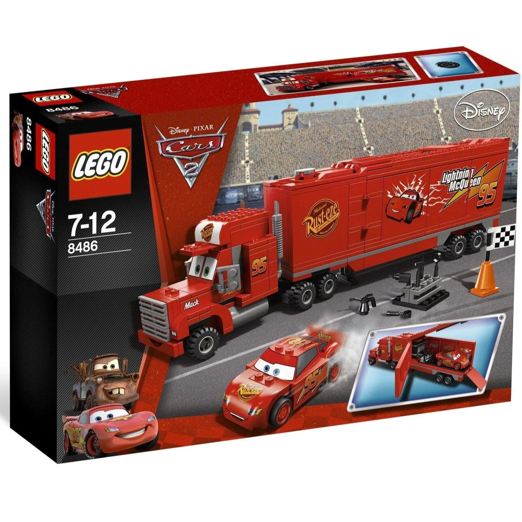 Inspiring problem-solving LEGO challengesLEGO [Disney: Cars 2] - Mack's Team Truck (8486)
