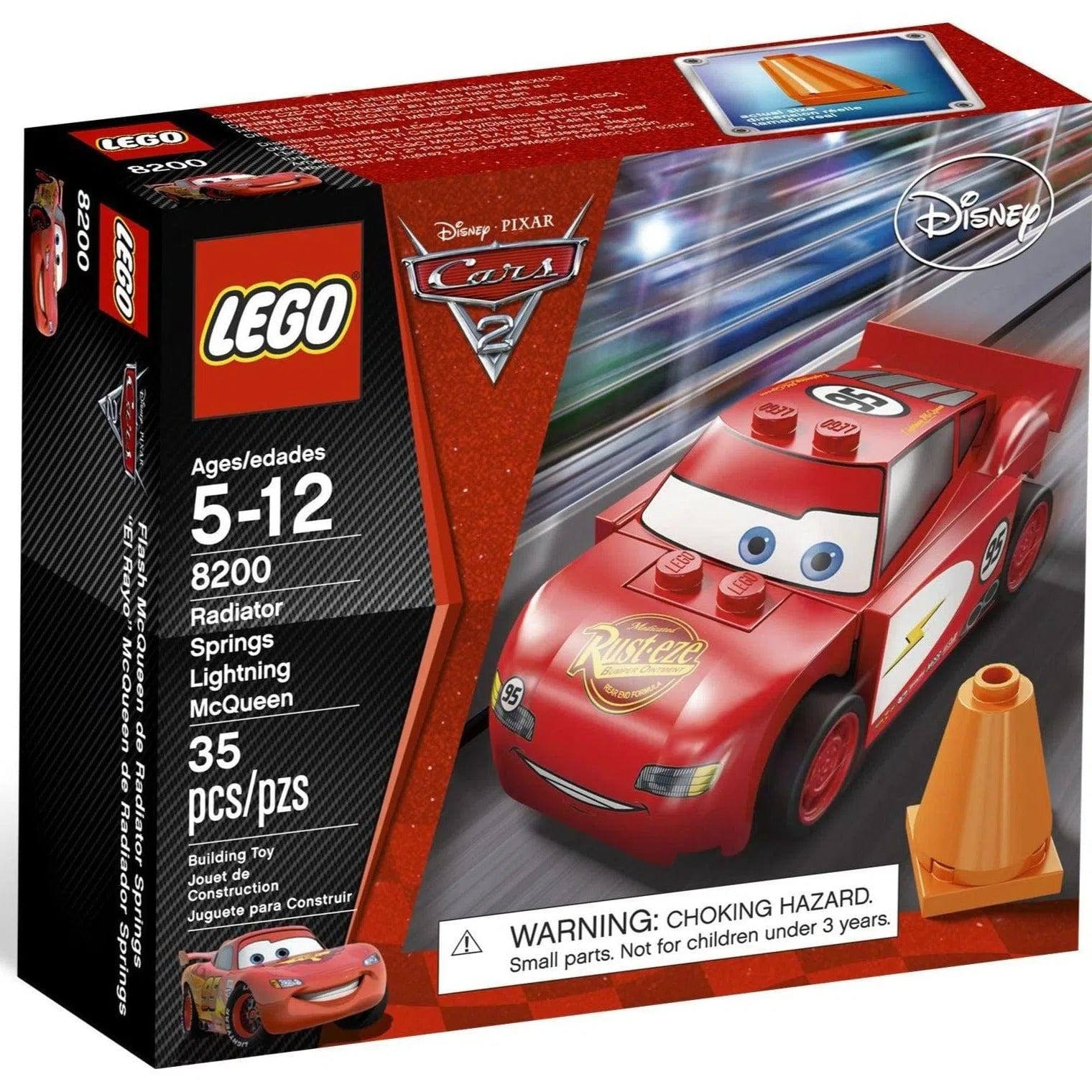 Offering a sense of accomplishment LEGOLEGO [Disney: Cars 2] - Radiator Springs Lightning McQueen (8200)