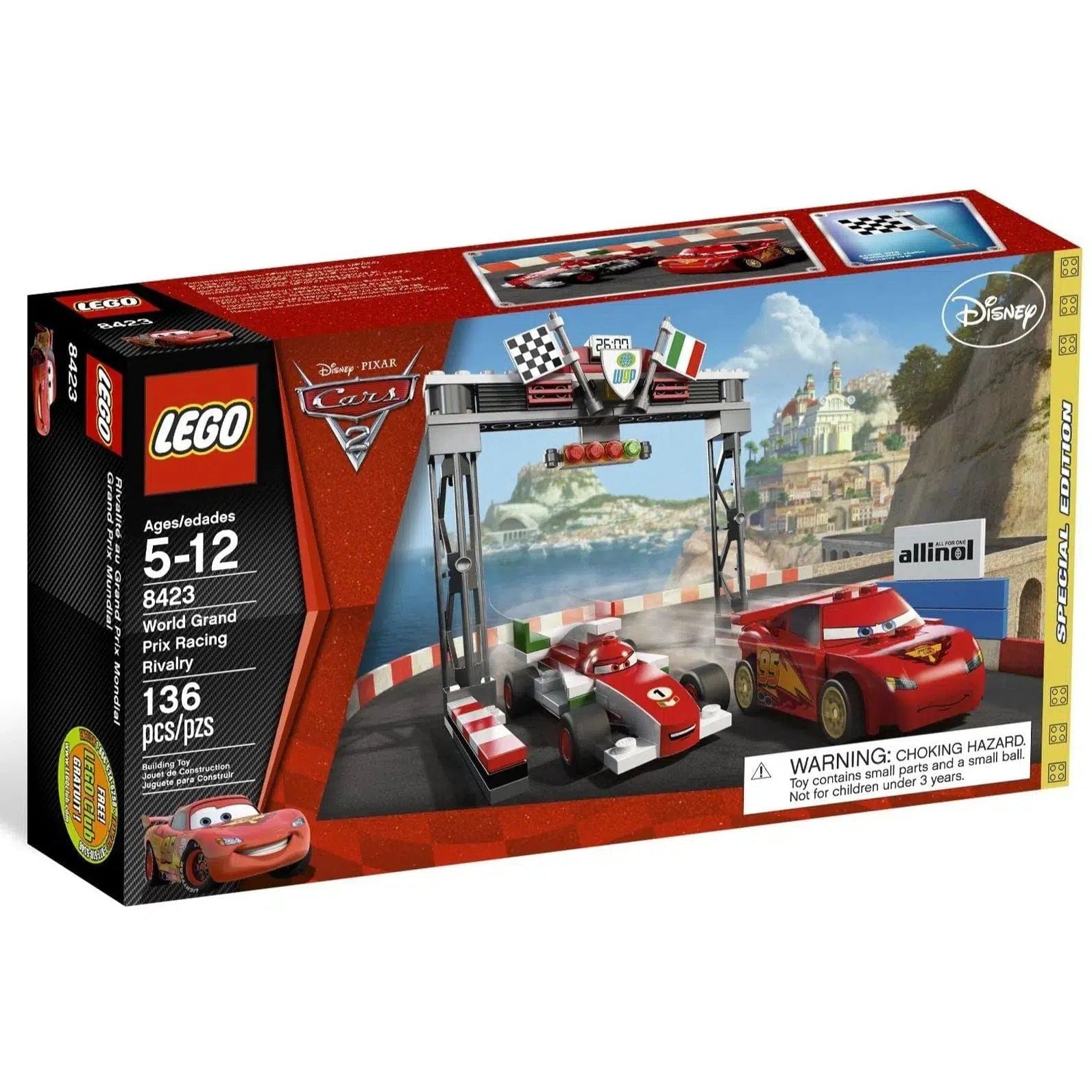 Encouraging imaginative storytelling LEGOLEGO [Disney: Cars 2] - World Grand Prix Racing Rivalry (8423)