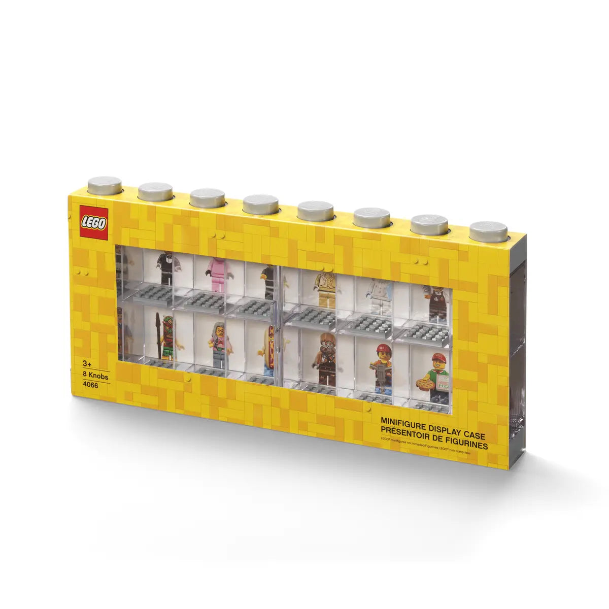 Adorable and charming LEGO charactersLEGO DISPLAY CASE 16 MINIFIGURE (8 KNOB) GREY