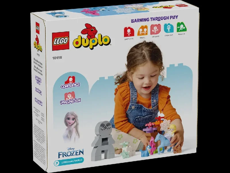 Finely detailed LEGO structuresLego Duplo Disney Frozen - Elsa & Bruni in the Enchanted Forest 10418