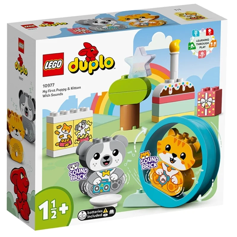 Reflecting diverse hobbies LEGO setsLEGO® DUPLO® My First Puppy and Kitten with Sounds Reflecting diverse hobbies LEGO setsLEGO® DUPLO® My First Puppy and Kitten with Sounds