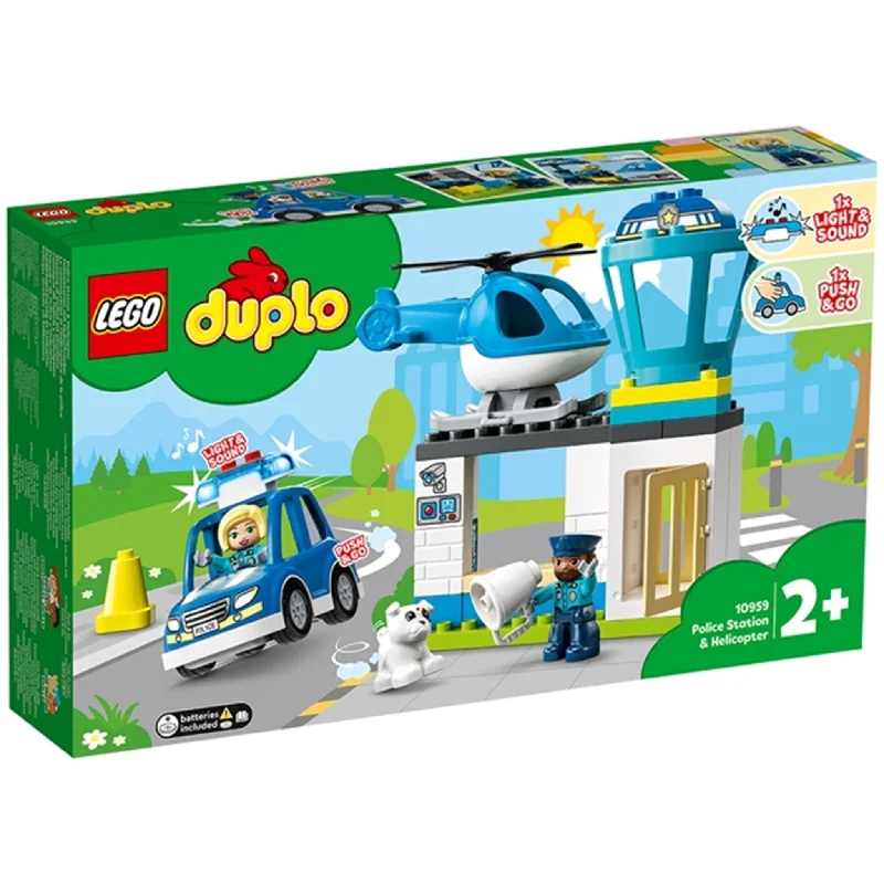 Promoting fine art skills LEGO modelsLEGO® DUPLO® Police Station and Helicopter