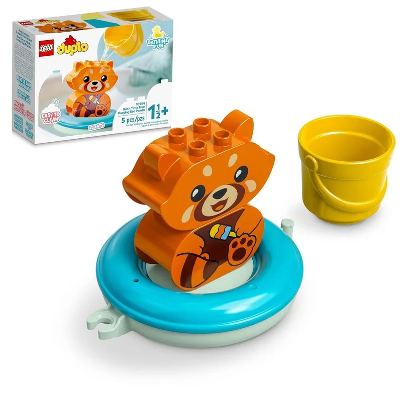 Time-honored LEGO traditionsLego First Bath Time Fun Floating Red Panda Building Blocks Set (5 pcs) Time-honored LEGO traditionsLego First Bath Time Fun Floating Red Panda Building Blocks Set (5 pcs)