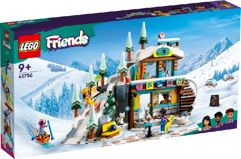 Finely detailed LEGO structuresLEGO Friends Holiday Ski Slope and Cafe 41756