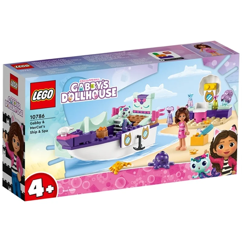 Non-toxic and safe LEGO toysLEGO® Gabby's Dollhouse Gabby & MerCat's Ship & Spa