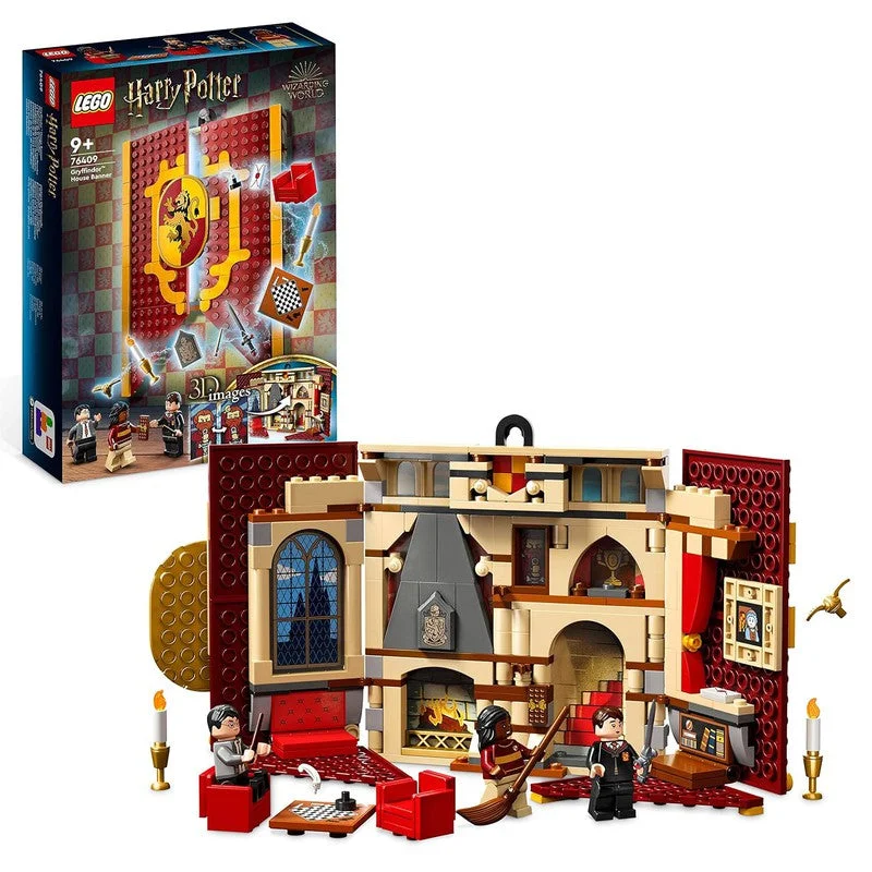 Endlessly customizable LEGO setsLego Harry Potter Gryffindor House Banner Building Blocks Construction Set (285 Pieces)