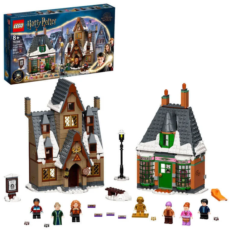 Stimulating and engaging LEGO playLEGO Harry Potter Hogsmeade Village Visit 851 Piece Building Set (76388) Stimulating and engaging LEGO playLEGO Harry Potter Hogsmeade Village Visit 851 Piece Building Set (76388)