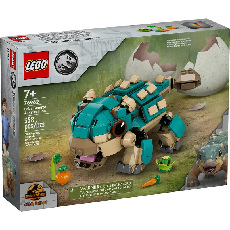 Consistently high-quality LEGO productsLEGO® Jurassic World Baby Bumpy: Ankylosaurus 358 Piece Building Set (76962) Consistently high-quality LEGO productsLEGO® Jurassic World Baby Bumpy: Ankylosaurus 358 Piece Building Set (76962)