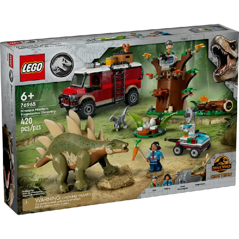 Family-friendly LEGO experiencesLEGO® Jurassic World Dinosaur Missions: Stegosaurus Discovery 420 Piece Building Set (76965) Family-friendly LEGO experiencesLEGO® Jurassic World Dinosaur Missions: Stegosaurus Discovery 420 Piece Building Set (76965)