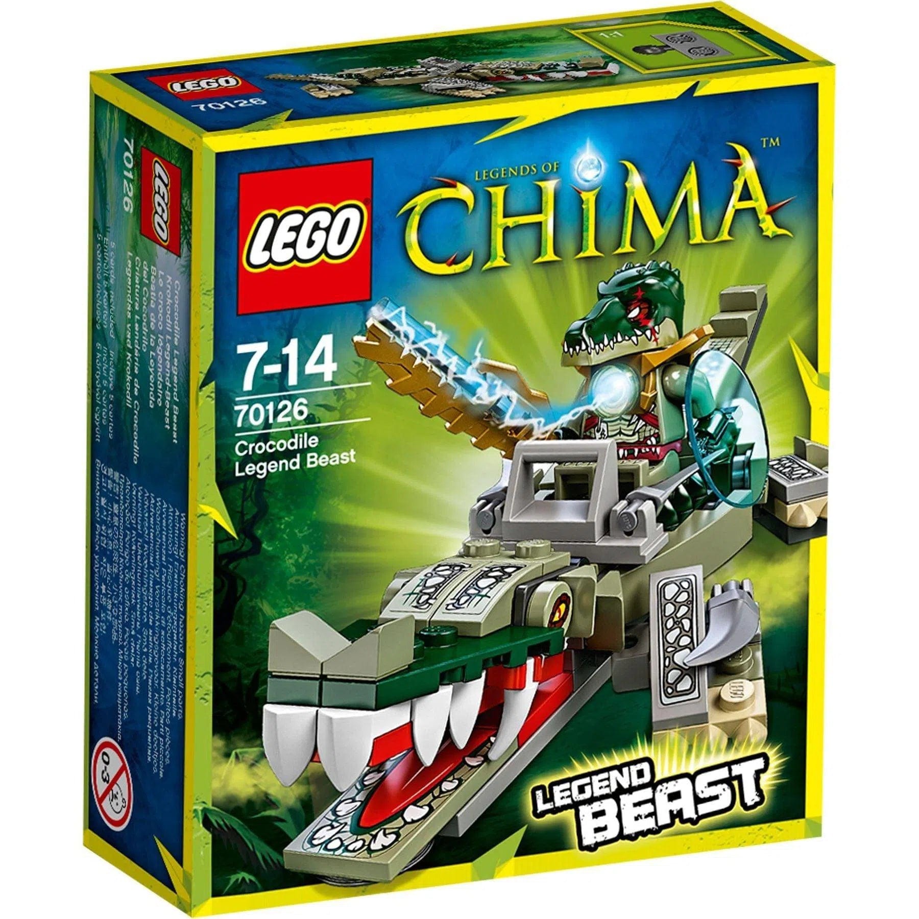 Captivating and enchanting LEGO worldsLEGO [Legends of Chima] - Crocodile Legend Beast (70126)