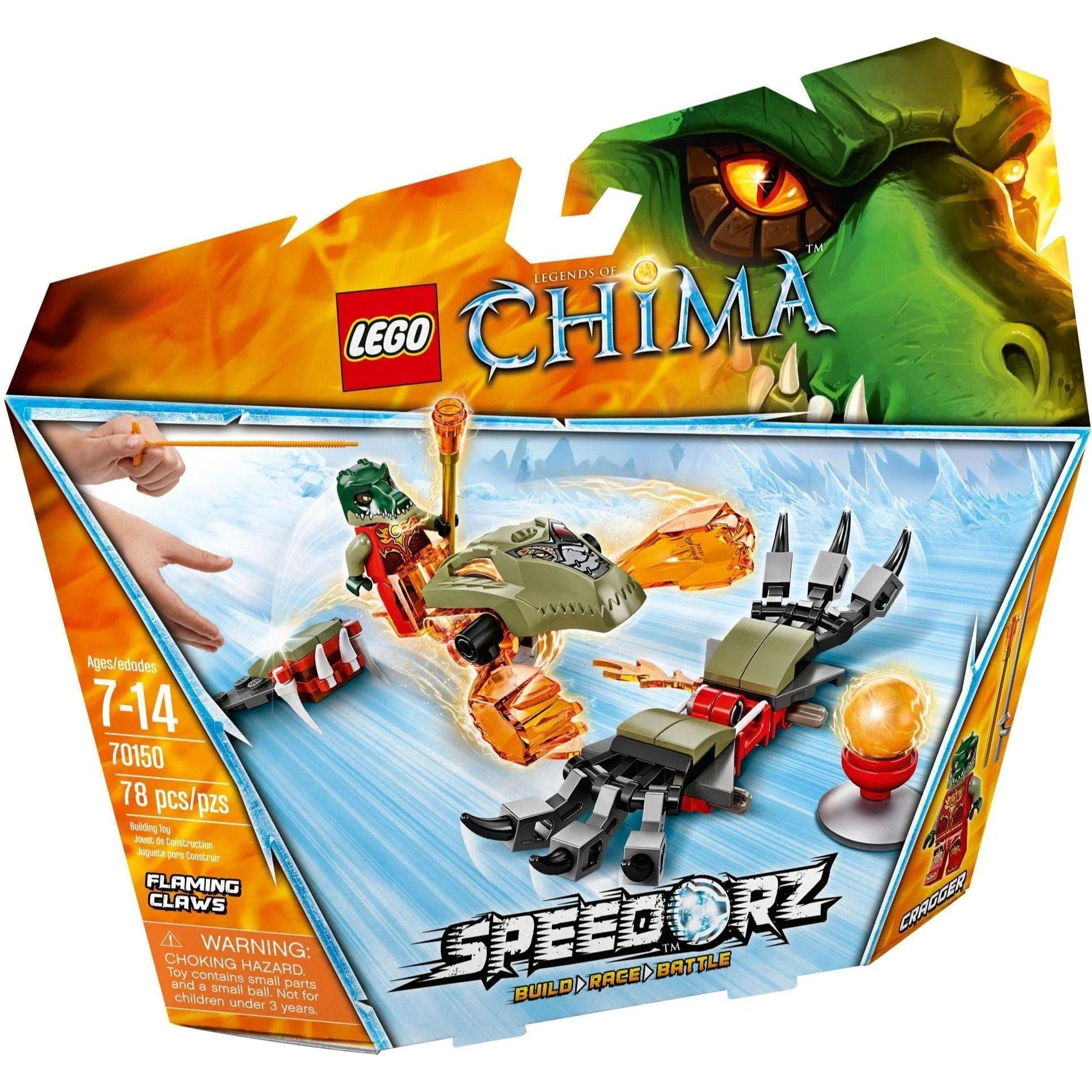 Seamlessly fitting LEGO connectionsLEGO [Legends of Chima] - Flaming Claws (70150)