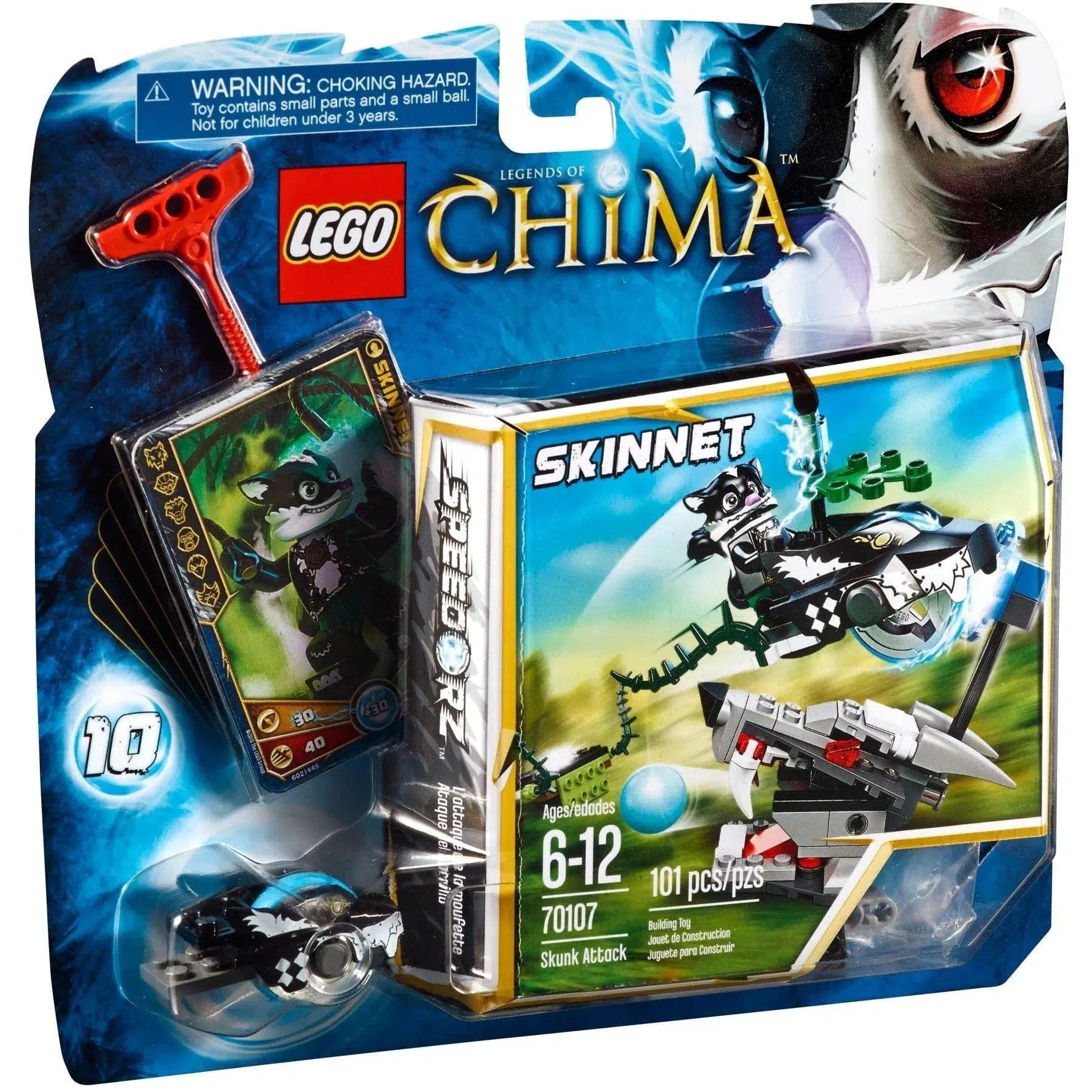 Promoting fine art skills LEGO modelsLEGO [Legends of Chima] - Skunk Attack (70107)