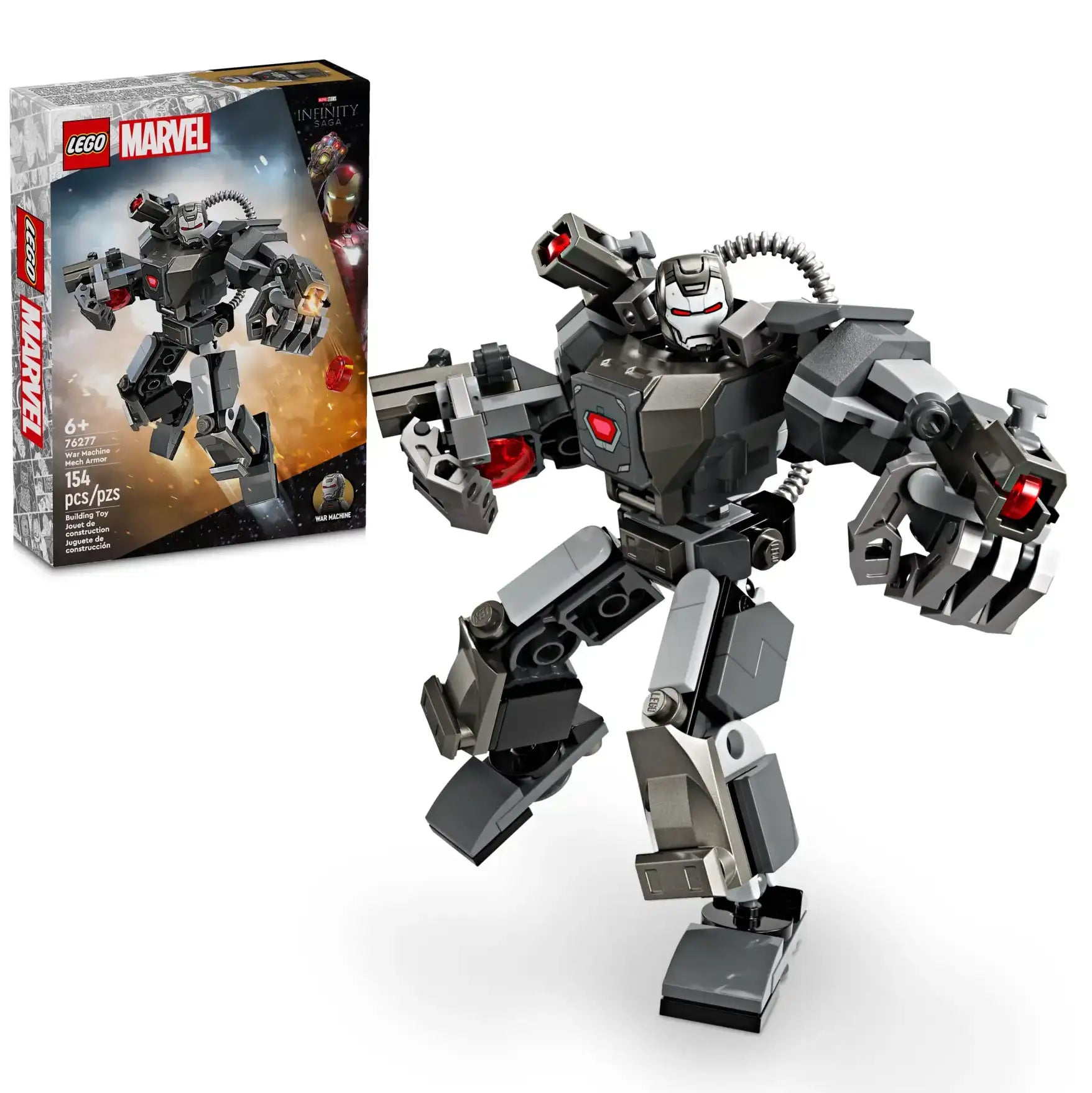 Enhancing problem-solving skills LEGOLEGO MARVEL 76277 War Machine Mech Armor