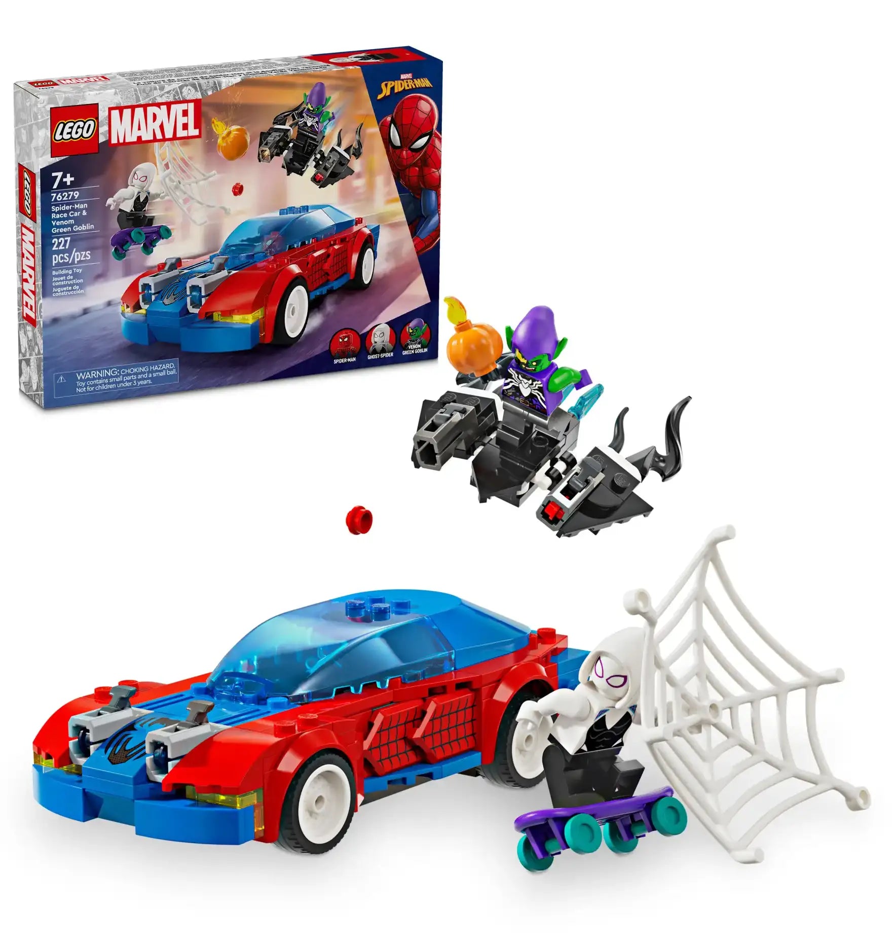 Iconic and recognizable LEGO charactersLEGO MARVEL 76279 Spider-Man Race Car & Venom Green Goblin Iconic and recognizable LEGO charactersLEGO MARVEL 76279 Spider-Man Race Car & Venom Green Goblin