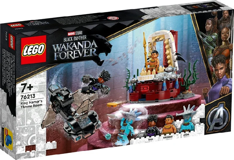 Encouraging imaginative storytelling LEGOLEGO MARVEL - BLACK PANTHER King Namor’s Throne Room: 76213