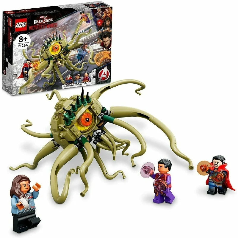 Offering hours of entertainment LEGOLEGO 76205 Marvel Gargantos Showdown Monster Building Kit with Doctor Strange, Wong & America Chavez 264 Pieces