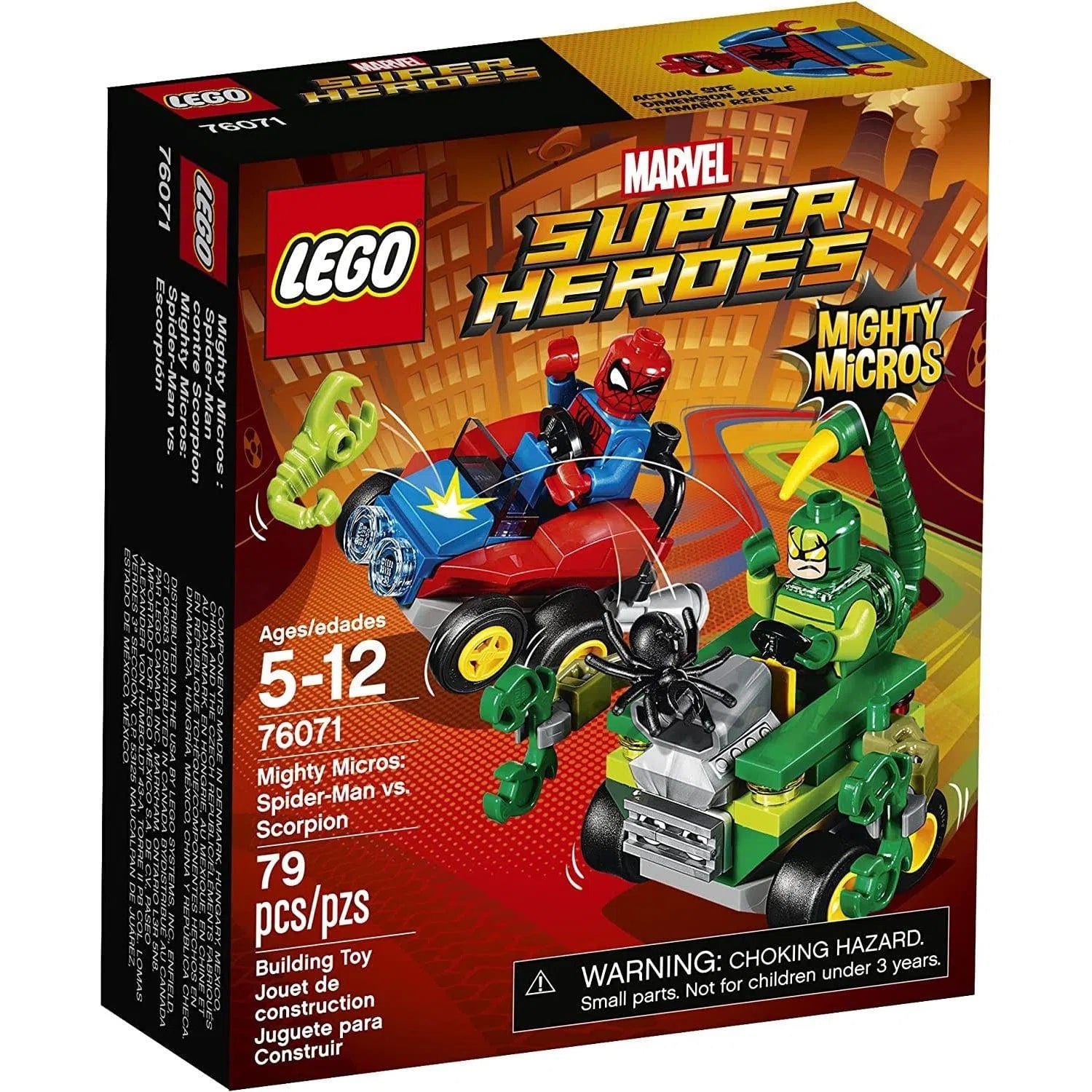 Skill-building LEGO activitiesLEGO [Marvel Super Heroes] - Mighty Micros: Spider-Man vs. Scorpion (76071)