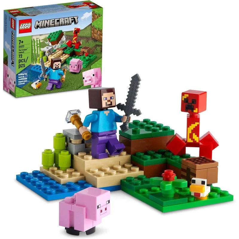 Offering a sense of pride LEGOLEGO Minecraft The Creeper Ambush Building Toy 21177 (72 Pieces)
