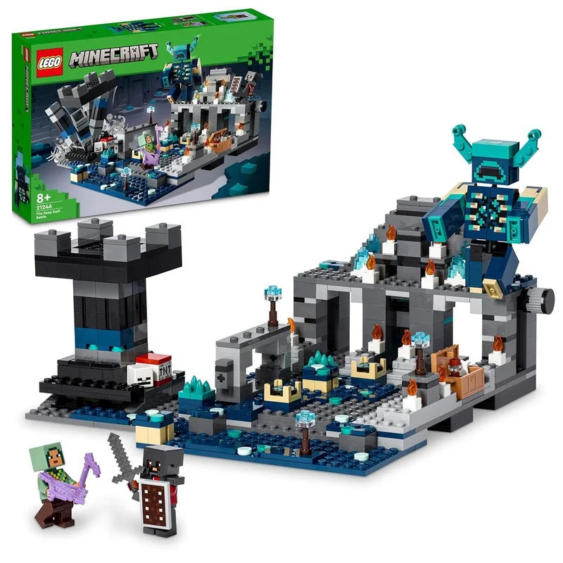 Encouraging social interaction LEGOLEGO Minecraft The Deep Dark Battle 21246 Building Toy Set (584 Pieces)