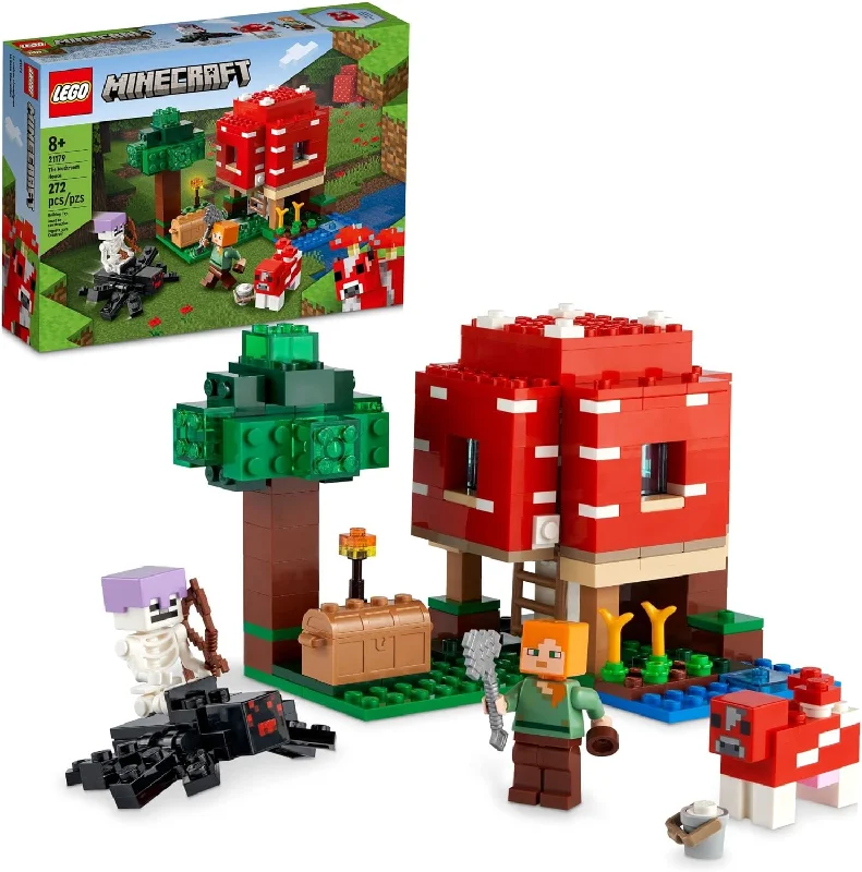 Reflecting popular cultures LEGO themesLEGO Minecraft - The Mushroom House Set 21179 Reflecting popular cultures LEGO themesLEGO Minecraft - The Mushroom House Set 21179