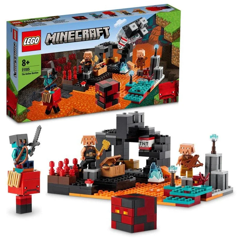 Perfect for both kids and adults LEGOLEGO Minecraft The Nether Bastion 21185 Building Kit (300 Pieces)