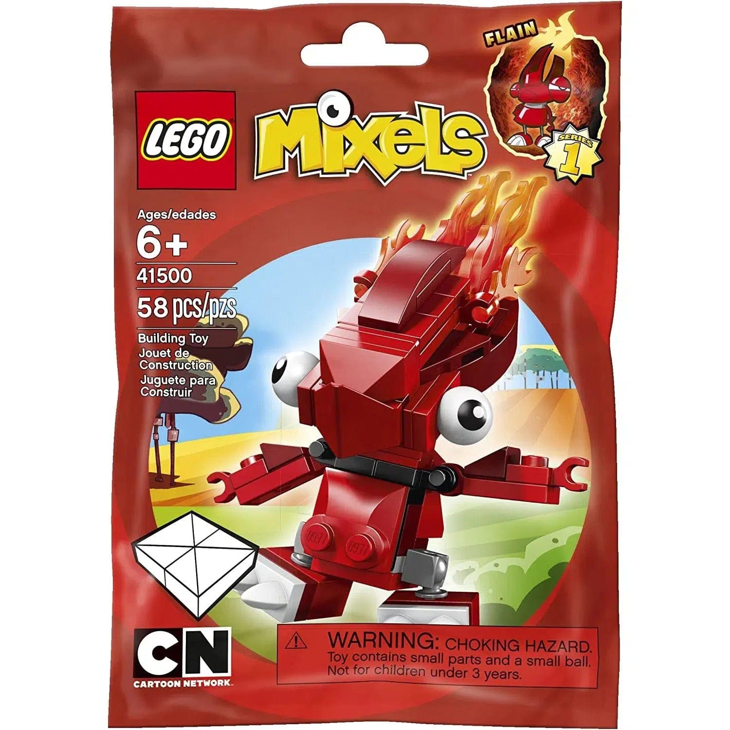 Precisely scaled LEGO miniaturesLEGO [Mixels] - Flain (41500)