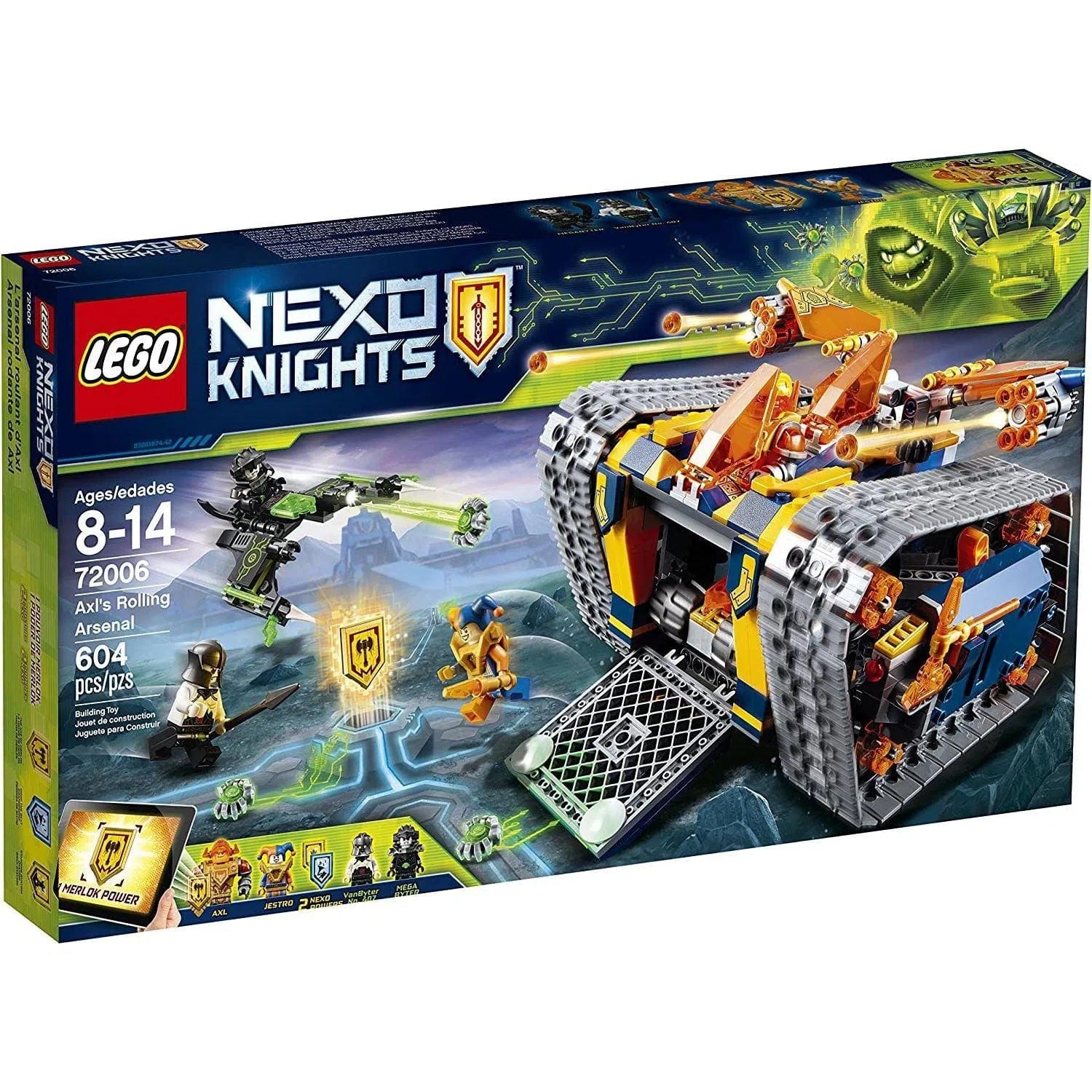 Offering interactive play LEGOLEGO [Nexo Knights] - Axl's Rolling Arsenal (72006)