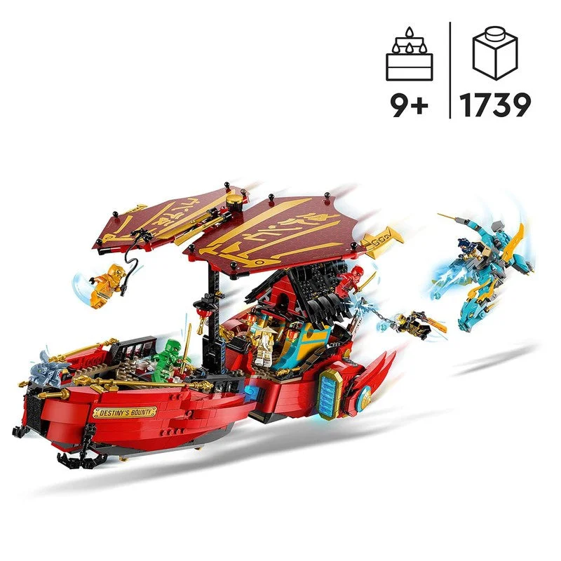 Facilitating collaborative play LEGOLEGO NINJAGO Destiny’s Bounty – Race Against Time 71797 Building Toy Set (1,739 Pcs) -  (COD Not Available)