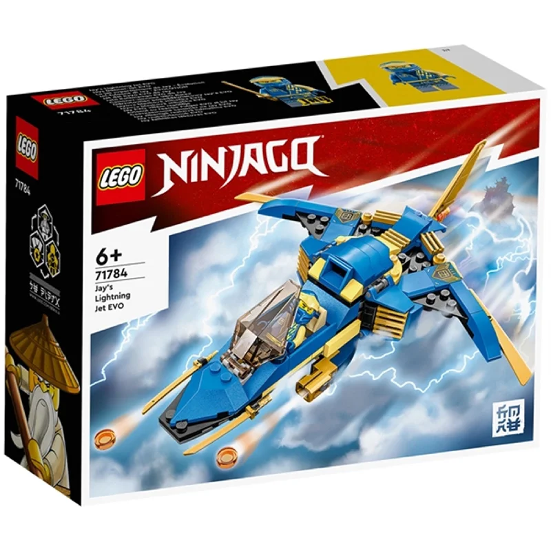 Precisely scaled LEGO miniaturesLEGO® NINJAGO® Jay’s Lightning Jet EVO