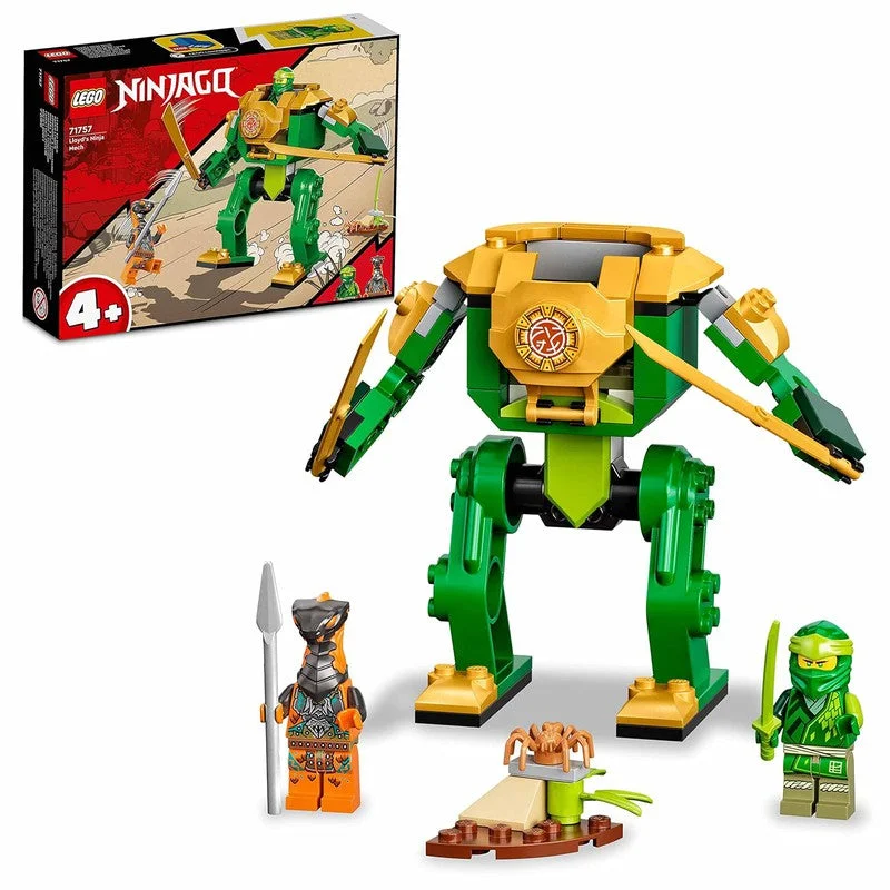 Finely detailed LEGO structuresLego Ninjago Lloyd's Ninja Mech Building Blocks Set (57 Pieces) Finely detailed LEGO structuresLego Ninjago Lloyd's Ninja Mech Building Blocks Set (57 Pieces)