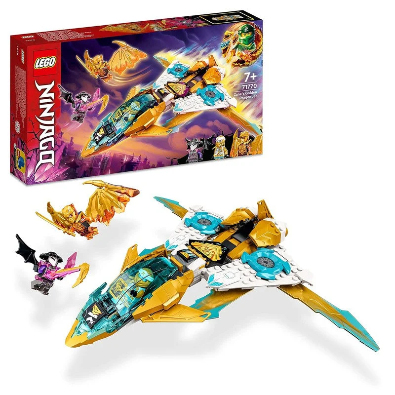 Encouraging imaginative storytelling LEGOLego Ninjago Zane’s Golden Dragon Jet Building Kit (258 Pieces) Encouraging imaginative storytelling LEGOLego Ninjago Zane’s Golden Dragon Jet Building Kit (258 Pieces)