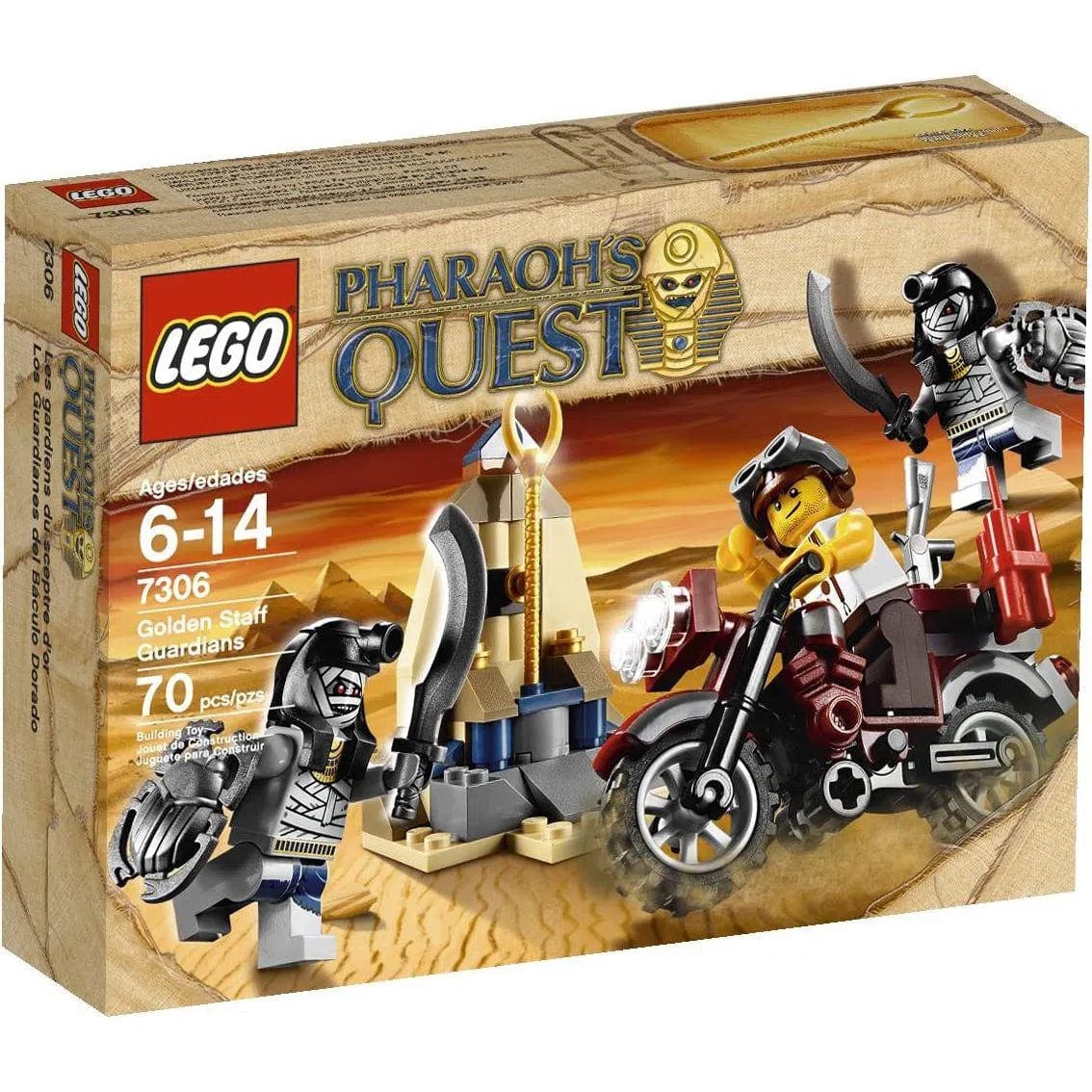 Environmentally friendly LEGO materialsLEGO [Pharaoh's Quest] - Golden Staff Guardians (7306)