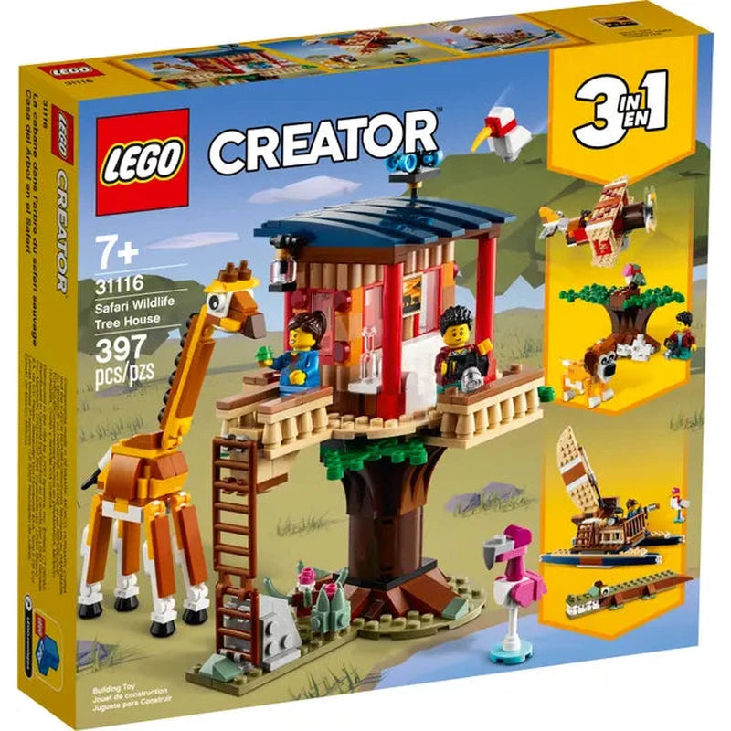 Fun-filled LEGO adventuresLEGO Safari Wildlife Tree House Construction Blocks Set (31116) - TM
