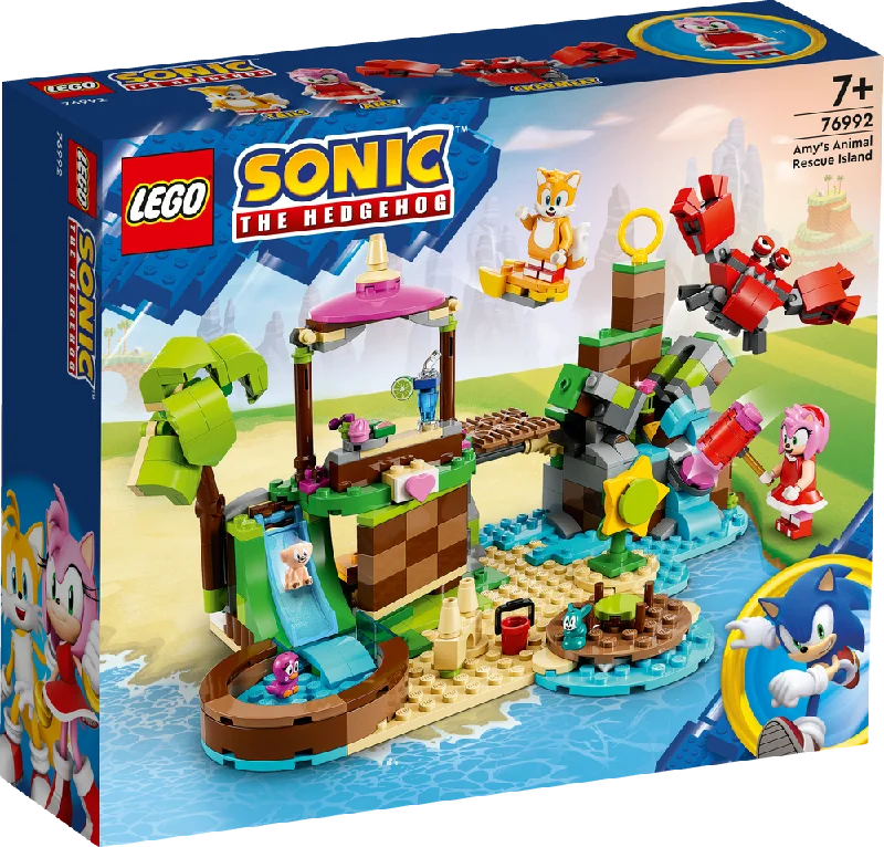 Iconic and recognizable LEGO charactersLEGO Sonic Amy's Animal Rescue Island 76992